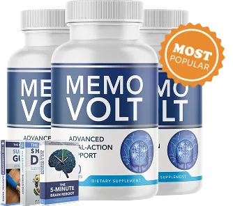 MemoVolt Advanced package, 3 bottles, most popular