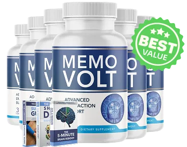 MemoVolt Ultimate package, 6 bottles, best value